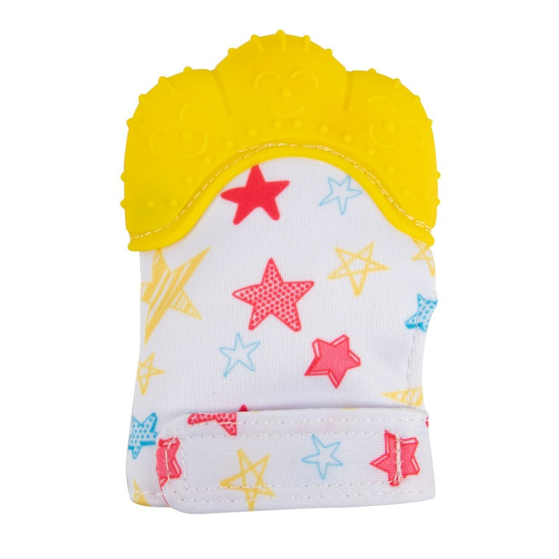 Wholesale silicone baby gloves teething supplies